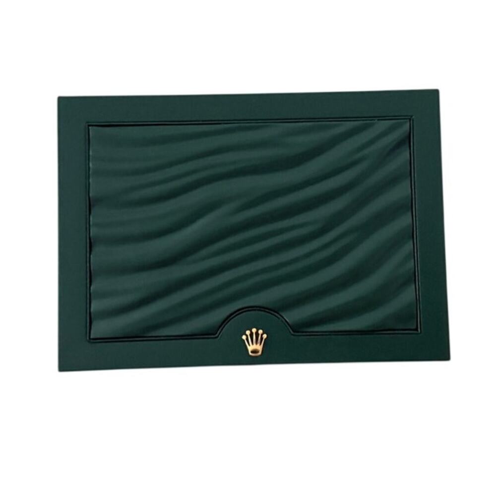 Rolex Green Wave Presentation Watch Box Storage Case - Picture 3 of 9
